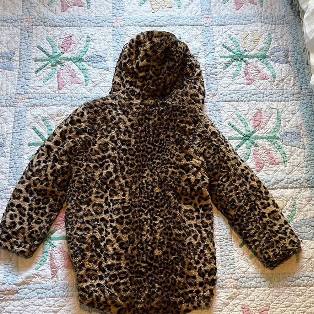 Reversible leopard print coat - Picture 5 of 5